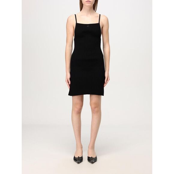 Courreges Dress Woman Black - Picture 1 of 4